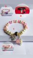 Colorful Elegant Glass Beads Bracelet For Women. 