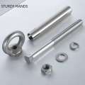 5Pcs Stainless Steel Universal Ring Screw Sleeve Anchor Concrete Expansion Eye Bolt Installation Artifact Long Hook. 