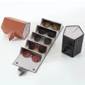 5 In 1 Best Quality Black & Brown Sunglasses Cover Box. 
