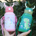 Mumlove Baby Bottle, Baby School Bottle Bpa -Free Stainless Steel Water Bottle With Straw, 500Ml - Water Bottes |. 