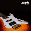 Jet Guitars JS 600 BS HSS Roasted Maple Sunburst w/ Gigbag. 