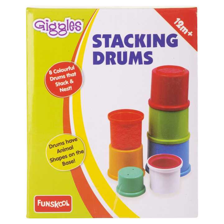 Funskool Giggles Stacking Drums For Kids