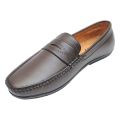 Plain Coffee Color Loafer Shoes For Boys. 