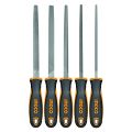 5pcs steel file set Ingco 8inch. 