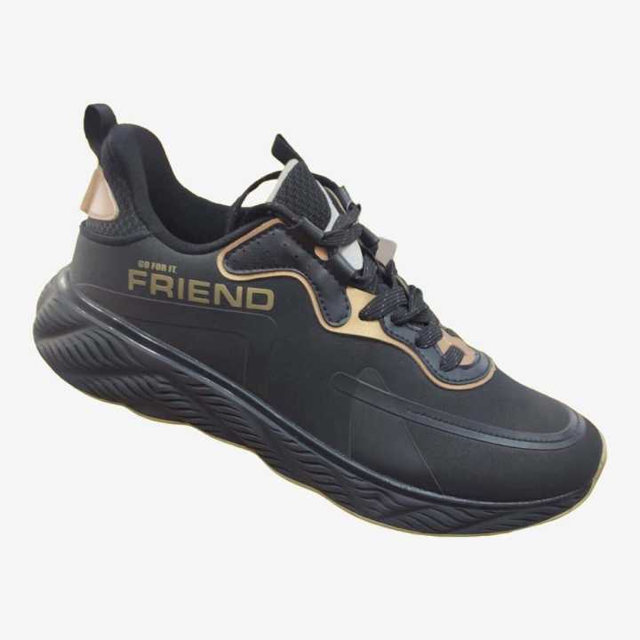 Yearcon Genuine Water Proof Black Sneaker Shoes For Men /SALE/SALE/ (1441)