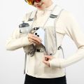Multiple Pockets Chest Pack Running Storage Vest Phone Storage Pocket Lightweight Running Hydrating Backpack Waterproof Nylon Breathable Hydration Running Vest Outdoor Sports. 