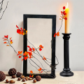 Simulated Autumn Flower Photo Frame Ornaments Light Luxury Decorations DIY Picture Frame Wall Painting B. 