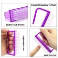 1Pcs Nail Art Cleaning Brush Finger Nail Care Dust Removal Handle Scrubbing Brush Manicure Tool. 