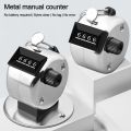 Mini 4 Digit Number Mechanical Counter Hand Held Metal Manual Counting Tally Counter Warehouse. 