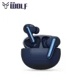 (New Launch) Asta WOLF Strike Wireless Earbuds | 45H Playtime | Dual ENC Noise Cancellation | Bluetooth 5.3 | Fast Charging | Black, White & Blue. 