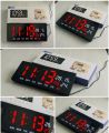 Digital Large Wall Clock with Dual Alarms & Automatic Brightness. 