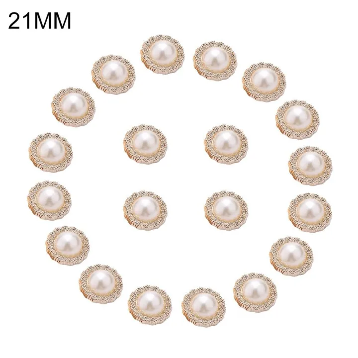 20Pcs%20Plastic%20Sewing%20Button%20Ornaments%20Needlework%20Shirt%20Buttons%20Sewing%20Accessories%20Pearl%20Buttons%20-%20Image%209