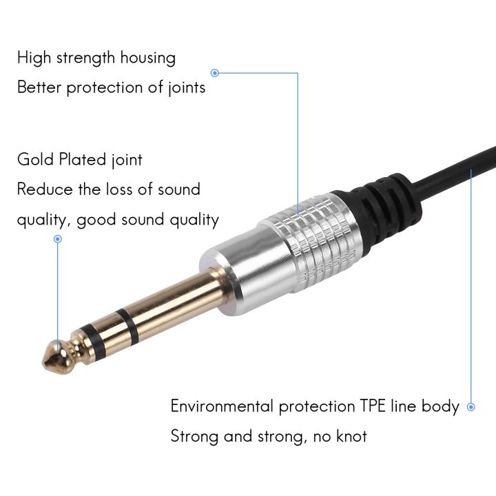 1/4%20inch%20to%203.5mm%20Stereo%20Adapter%20Cable%206.35mm%20Male%20to%203.5mm%20Female%20Quarter%20Inch%20Headphone%20Jack%20Converter%20AUX%20Connector%20Cable%20-%20Image%204