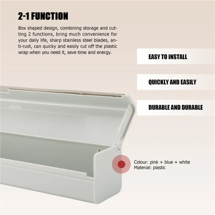 3%20Pieces%20Plastic%20Wrap%20Dispenser%20,%20Food%20Wrap%20Cling%20Film%20Storage%20Organizer,%20Kitchen%20Aluminum%20Foil/Foil%20Wax%20Paper%20-%20Image%202