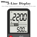 Difutagui Sutuiying BSIDE New Digital Multimeter Smart 9999 DC/AC Voltage Tester Original Capacitance Resistance Diode NCV HZ Live Wire Detection Test. 