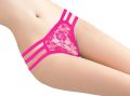 Fancyra Women Lace Thong panty Free size Color Pink. 