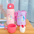 Mumlove Baby Bottle, Baby School Bottle Bpa -Free Stainless Steel Water Bottle With Straw, 500Ml - Water Bottes |. 