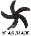Electromax 5 Blades 16" Stand Fan. 