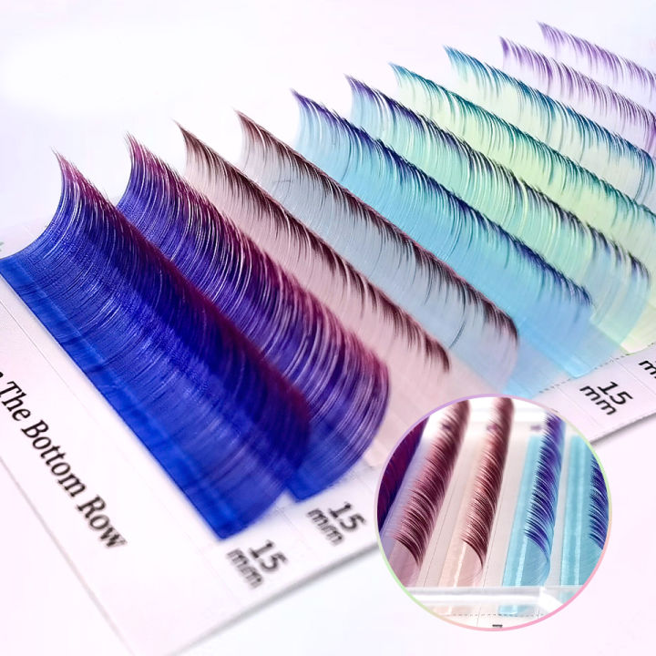 Colorful%20Ombre%20Colored%20Eyelash%20Extension%20Individual%20Lashes%20Faux%20Mink%20Mix%20Color%20Volume%20Lash%20Purple%20Blue%20Pink%20White%20Gradient%20Cilio%20-%20Image%202