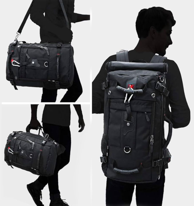 Bag%20Travel%20Carry-on%20Superior%20Quality%20Multifunctional%20KAKA%20Convertible%20Duffle%20Durable%20Backpack%20-%20Image%209