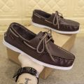 Brown Docksides Loafer Shoes For Men (1123). 