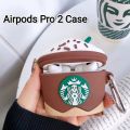 Shockproof Silicone Coffee Starbucks Case Cover For Airpods Pro 2. 