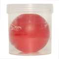 Red Gel Exercise Ball For Wrist Muscles Strengthening And Stress Relief. 