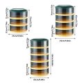 Multifunctional Stackable Insulation Dish Cover Dust Bugs Transparent Food Keeper Anti Cross Flavor Multi Layer Food Cover for Dishes Storage. 