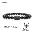 Wenefang 12 Constellation Bracelet Zodiac Bangles Men Cancer Virgo Leo Sales promotion Libra Bracelet for Women Friendship Gift Bracelet on Hand. 