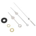 Clock Movement Mechanism with Silver Hour Minute Second Hand DIY Tools Kit. 