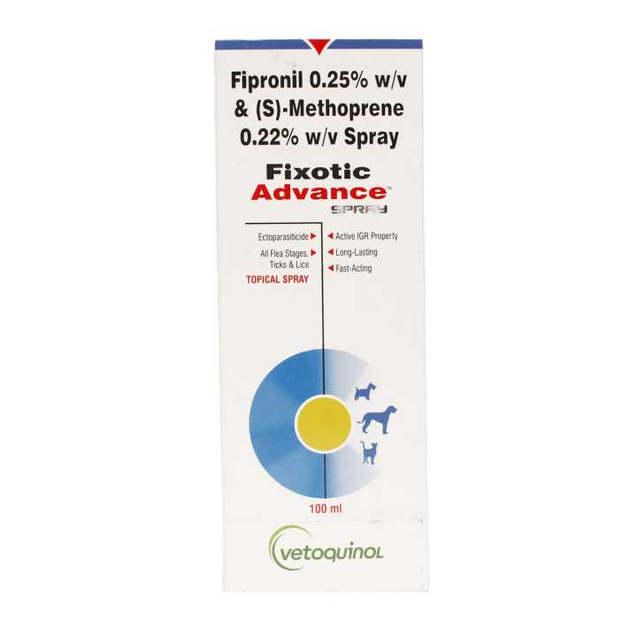 Fixotic Advance Spray  Supplement For Dog 100ml