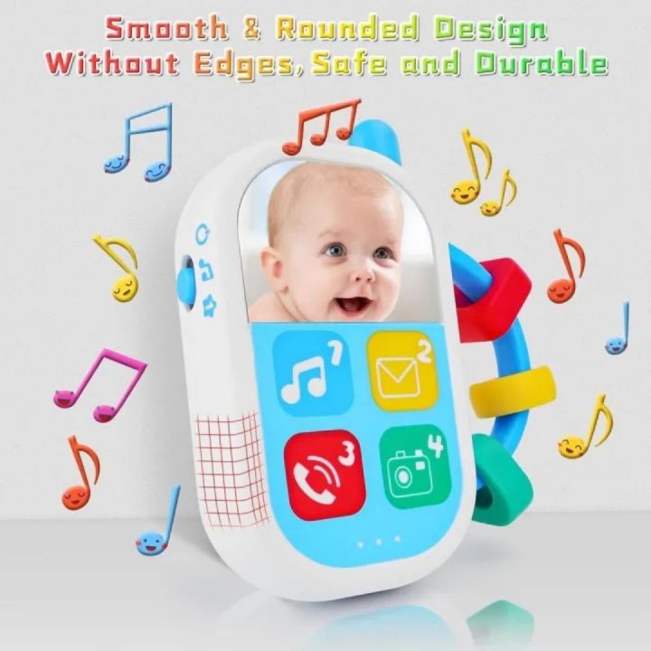 Interactive Baby Phone with Teether – Music, Rattle & Play | Daraz.com.np