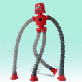 4PCS Cartoon Puzzle Suction Cup Parent-Child Interactive Decompression Toy with Light. 