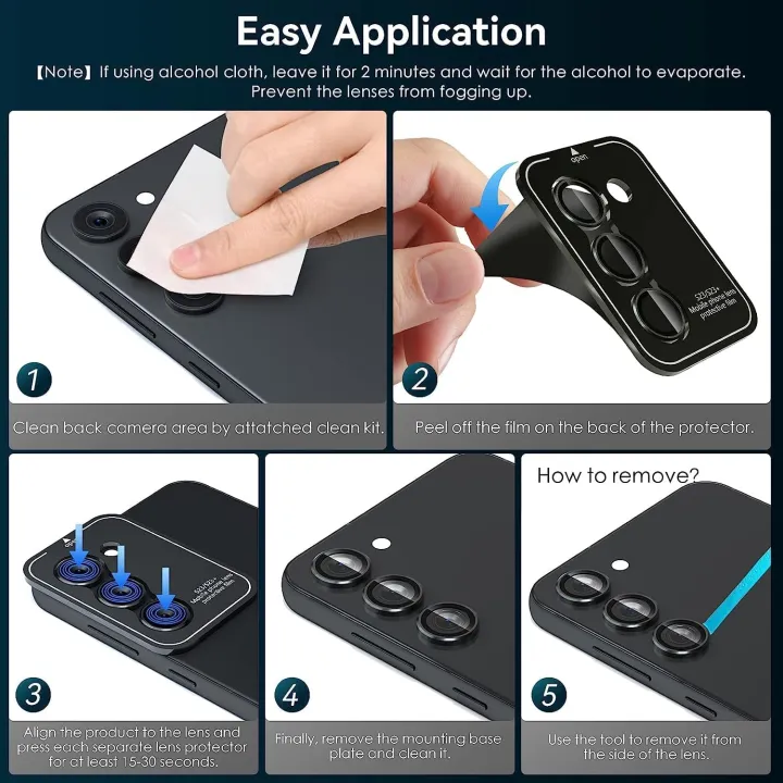 Camera%20Ring%20for%20Samsung%20Galaxy%20A25%20/%20A35%205G%20-%20Lens%20Protector%20Individual%20Metal%20Ring%20Lens%20Cover%20-%20Black%20-%20Image%203