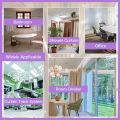 Flexible Bendable Ceiling Curtain Track, Ceiling Mount for Curtain Rail, Room Divider Ceiling Track for Curtains 9.8FT. 