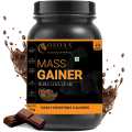 OSOAA 1:3 Lean Mass Gainer 1Kg With Creatine & Whey Protein - 420 Calories & 21g Protein (Triple Chocolate, 1 KG). 