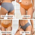 Seamless Women’s Sports Thong – Low Waist Soft Comfortable Panty with Cotton Crotch | Lightweight Wavy Edge Innerwear - 1 Pcs. 