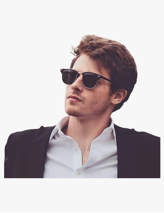 Club%20Master%20Black/Golden%20Frame%20Sunglasses%20For%20Unisex%20-%20Image%207