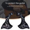 2Pcs Guitar Pickguard Anti-Scratch Guard Plate Self-Adhesive Pick Guard Sticker for Acoustic Guitar Parts. 