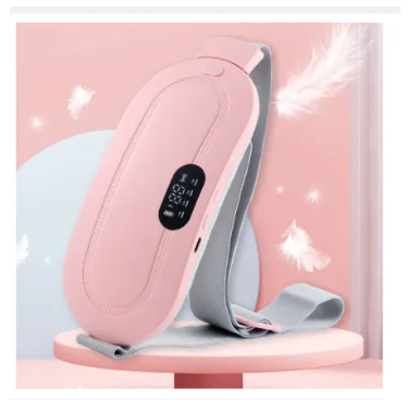 Premium Period Belt | Menstrual Cramp Relief Heating Belt for Women | Electric Warming Pad with Vibration Massage | 3 Temperature Levels | USB Rechargeable | Portable Pain Relief Waist & Abdominal Heating Pad