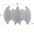 DIY Silicone Mold Halloween Bat Collection Box Tray Jewelry Storage Box Mirror Resin Craft Mold Ashtray Dish Mould. 