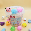 24PCS Mini Kawaii Squishies Mochi Stress Reliever Anxiety Toys Squishy Toy Party Favors for Kids Basket Fillers with Storage Box. 