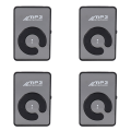 FORIDE 4X Mini Mirror Clip USB Digital MP3 Music Player Support 8GB SD TF Card Black. 