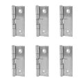 NAMUNY 6X 2 Inch Long Stainless Steel Self-Closing Corner Spring Draw Door Hinge. 