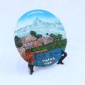 Arnapurna & Pokhara Nepal Wall & Table Decor, World Heritage Side, Plate Decor, Base Site. 