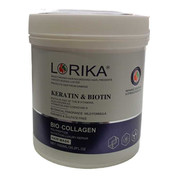 Lorika Keratin Biotin Collagen Hair Mask 1000ml