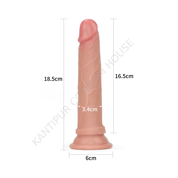 7''%20Dual%20layered%20Platinum%20Silicone%20Dildo%20-LV4002%20-%20Image%203
