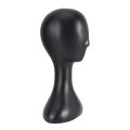 2X Lady High Plastic Wig Female Model Black. 