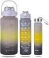 Water Bottle Set: 3-Pack with 300ml, 900ml, and 2L. 