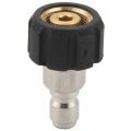 Pressure Washer Adapter Set, Quick Connect Kit, Metric M22 15Mm Female Swivel To M22 Male Fitting, 5000 Psi. 